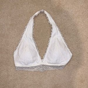 Hollister White Bralette size medium